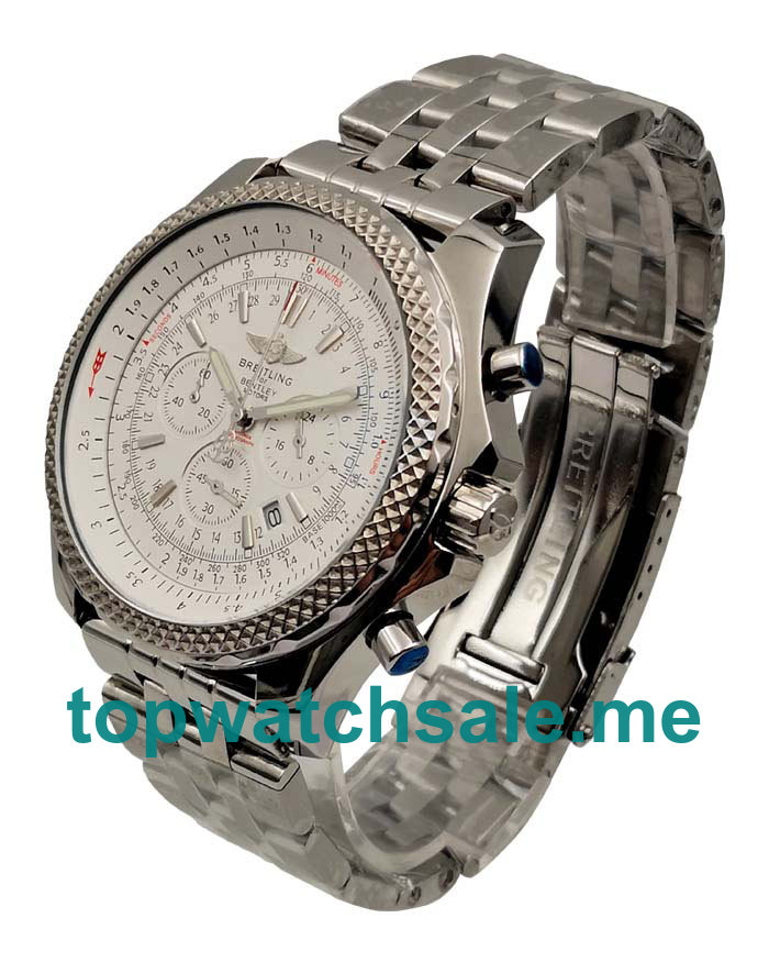 UK 47MM White Dials Breitling Bentley Motors A25362 Replica Watches
