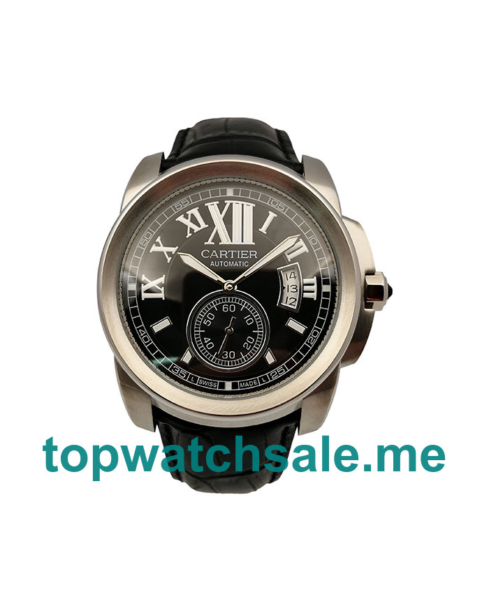 UK 42MM Steel Calibre De Cartier W7100041 Replica Watches