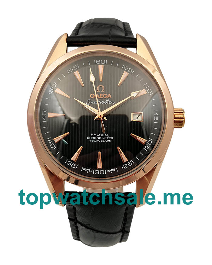 UK Best 1:1 Omega Seamaster Aqua Terra 231.53.42.21.06.002 Replica Watches With Black Dials For Men