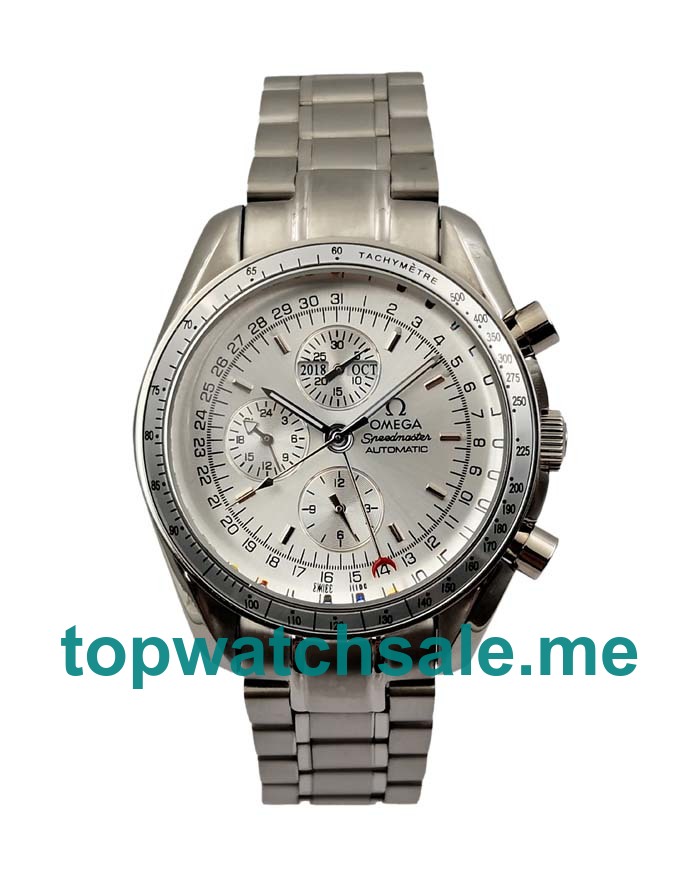 UK Best Quality Omega Speedmaster 3523.50 Replica Watches With Silver Dials For Men