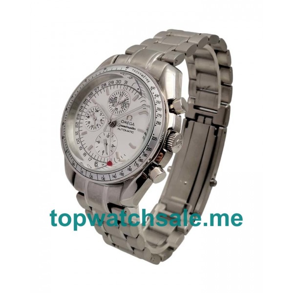 UK Best Quality Omega Speedmaster 3523.50 Replica Watches With Silver Dials For Men