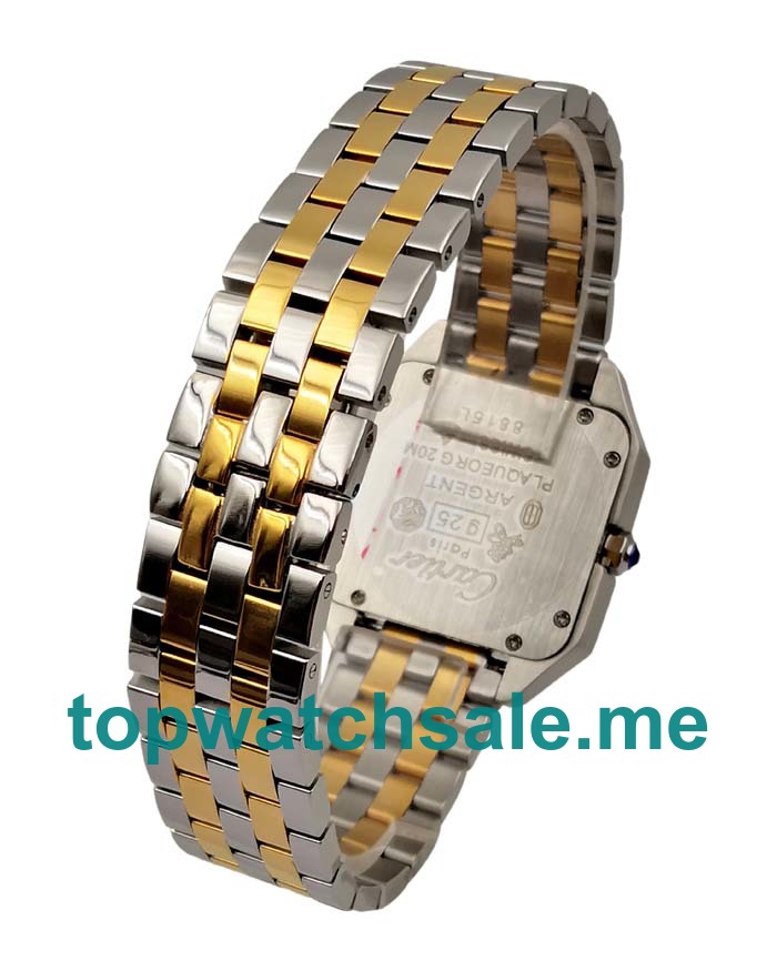 UK 28MM White Dials Cartier Santos W25066Z6 Replica Watches