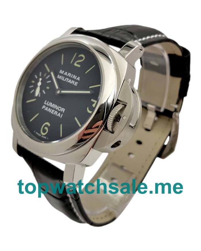 UK 43MM Steel Cases Replica Panerai Luminor PAM00082 Watches