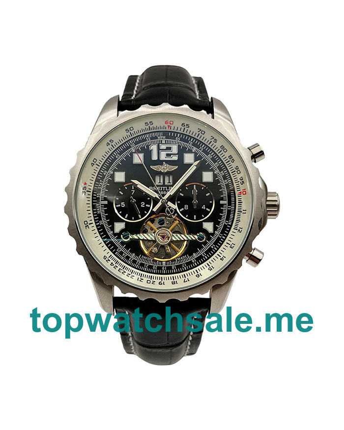 UK 48.5MM Black Dials Breitling Professional Chronospace A23360 Replica Watches