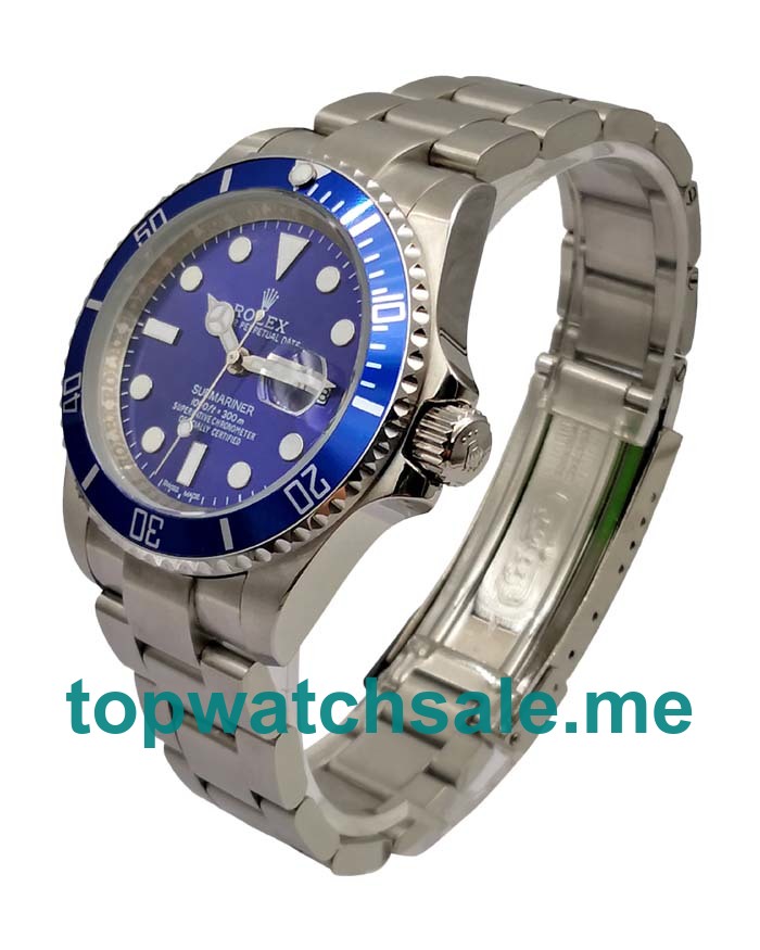 UK 40MM Blue Dials Rolex Submariner 116619 LB Replica Watches