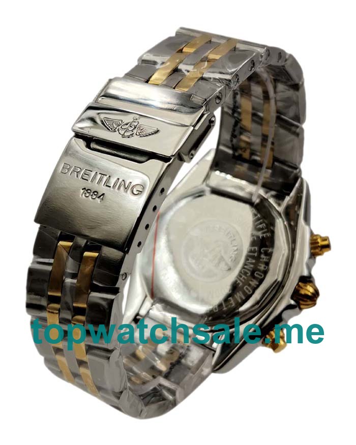UK 43.7MM Steel And Gold Replica Breitling Chronomat Evolution B13356 Watches