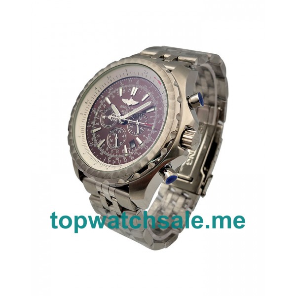 UK 47.5MM Brown Dials Breitling Bentley Motors A25362 Replica Watches