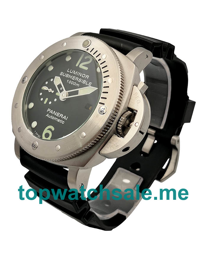 UK 47.5MM Steel Panerai Luminor Submersible PAM01024 Replica Watches