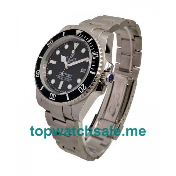 UK 40MM Black Dials Rolex Sea-Dweller Deepsea 116660 Replica Watches