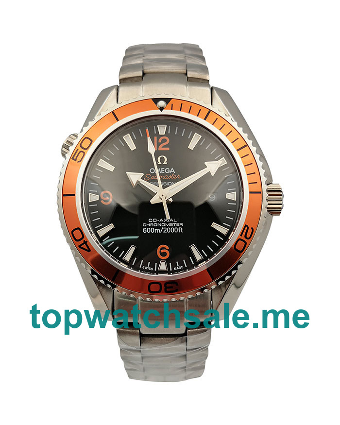 UK 45.5MM Black Dials Omega Seamaster Planet Ocean 232.30.46.21.01.002 Replica Watches