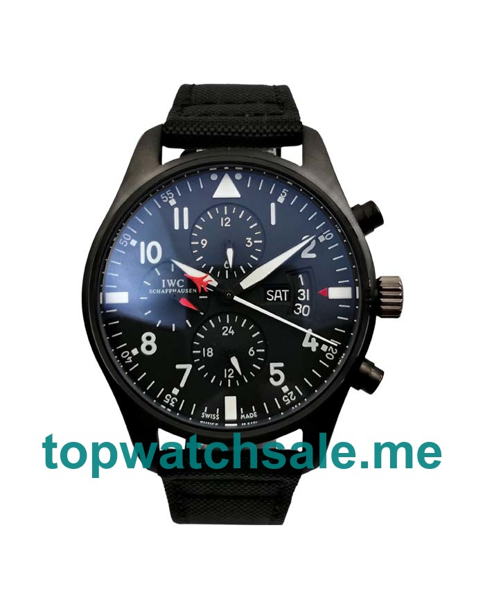 UK 43.5MM Black Dials IWC Pilots Spitfire IW378901 Replica Watches