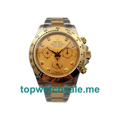 UK Best Quality Rolex Daytona 116503 Fake Watches With Champagne Dials For Men