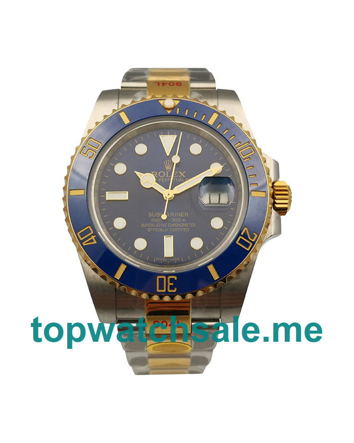 UK Swiss Movement Rolex Submariner 116613 LB JF Replica Watches With Blue Dials For Sale