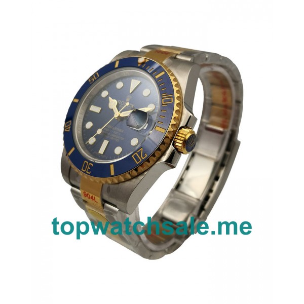 UK Swiss Movement Rolex Submariner 116613 LB JF Replica Watches With Blue Dials For Sale