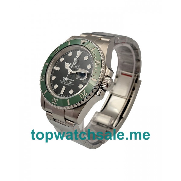 UK Best Quality Rolex Submariner 126610LV Replica Watches With Black Dials For Men