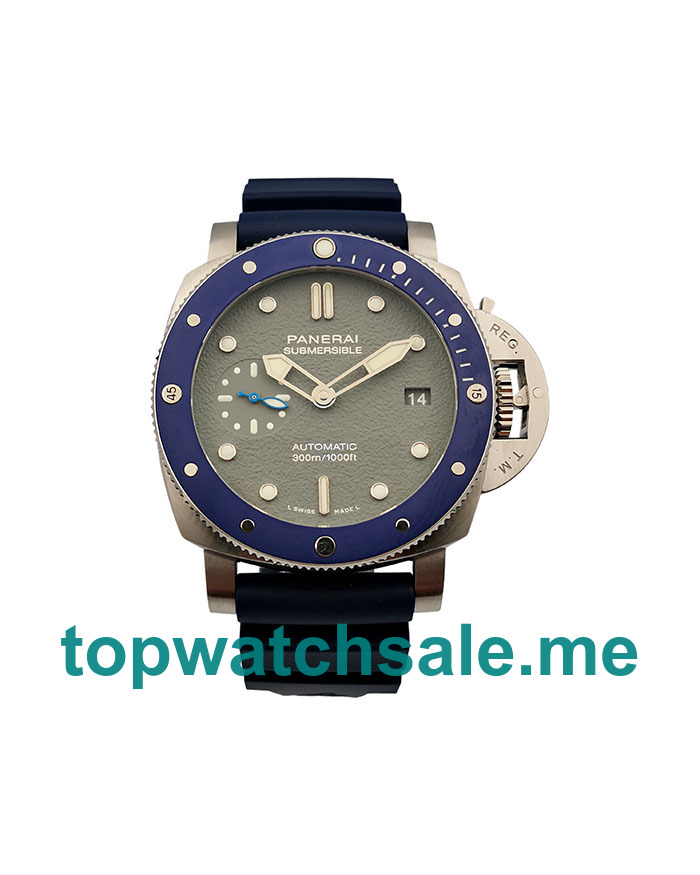 UK 42MM Blue Bezels Panerai Submersible PAM00959 Replica Watches