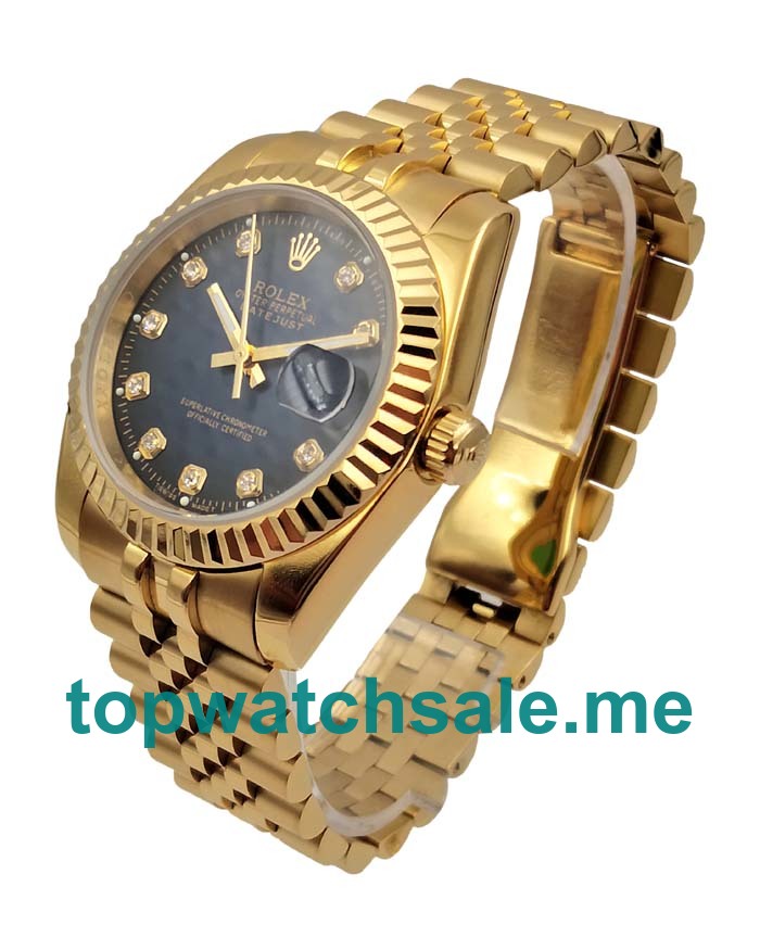 UK 36MM Blue Dials Rolex Datejust 16238 Replica Watches