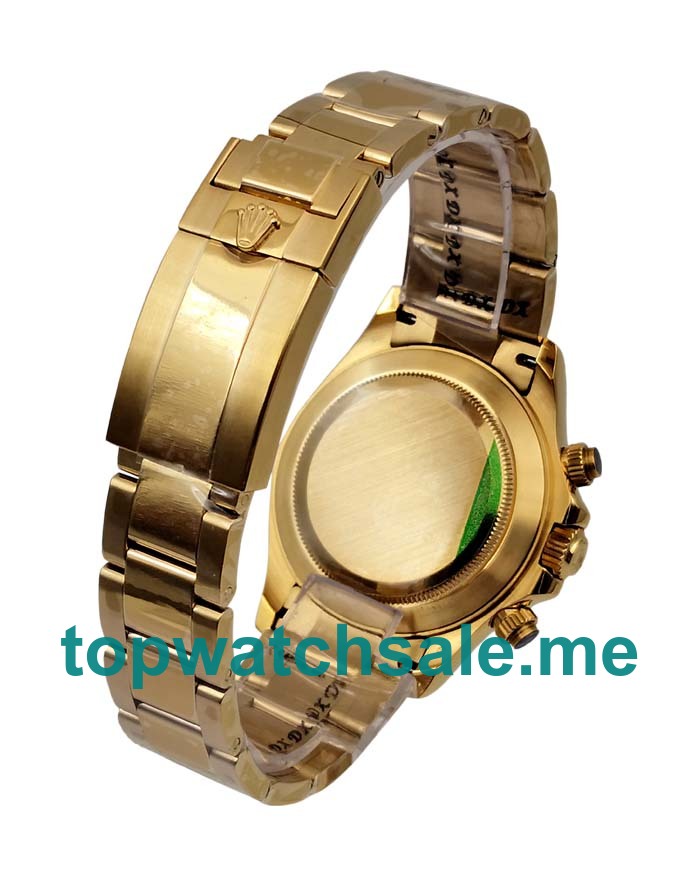 UK 40 MM Green Dials Rolex Daytona 116508 Replica Watches For Sale