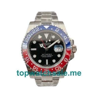 UK 40 MM Luxury Rolex GMT-Master II 116719 Replica Watches With Black Dials For Sale