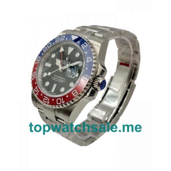 UK 40 MM Luxury Rolex GMT-Master II 116719 Replica Watches With Black Dials For Sale