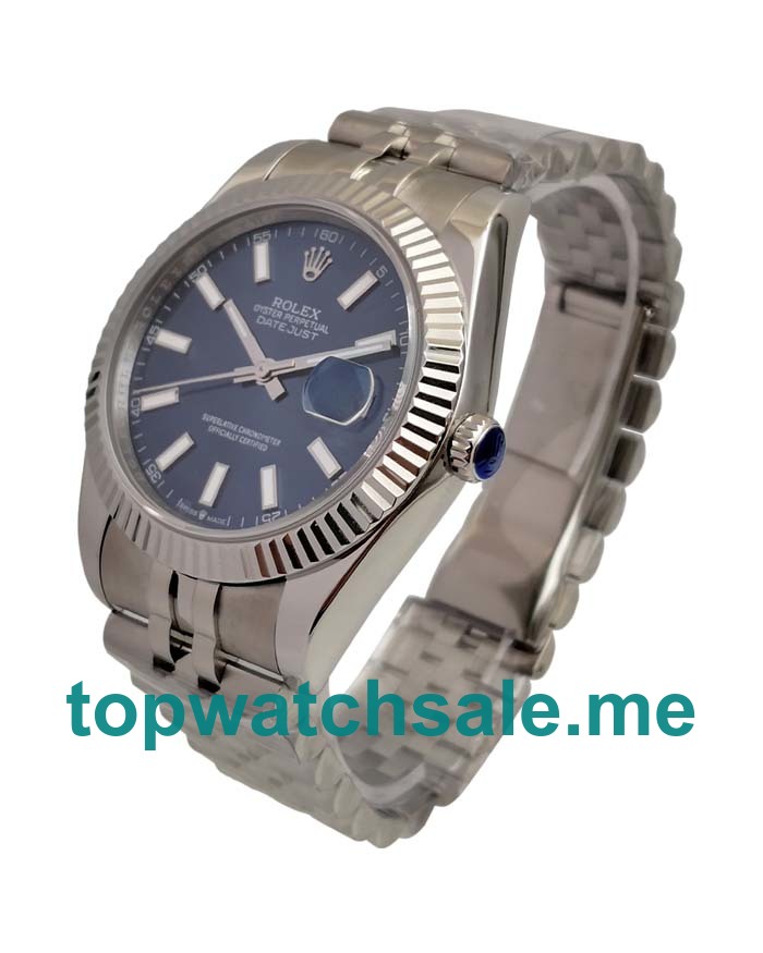 UK Best Quality Rolex Datejust 126334 Fake Watches With Blue Dials For Sale