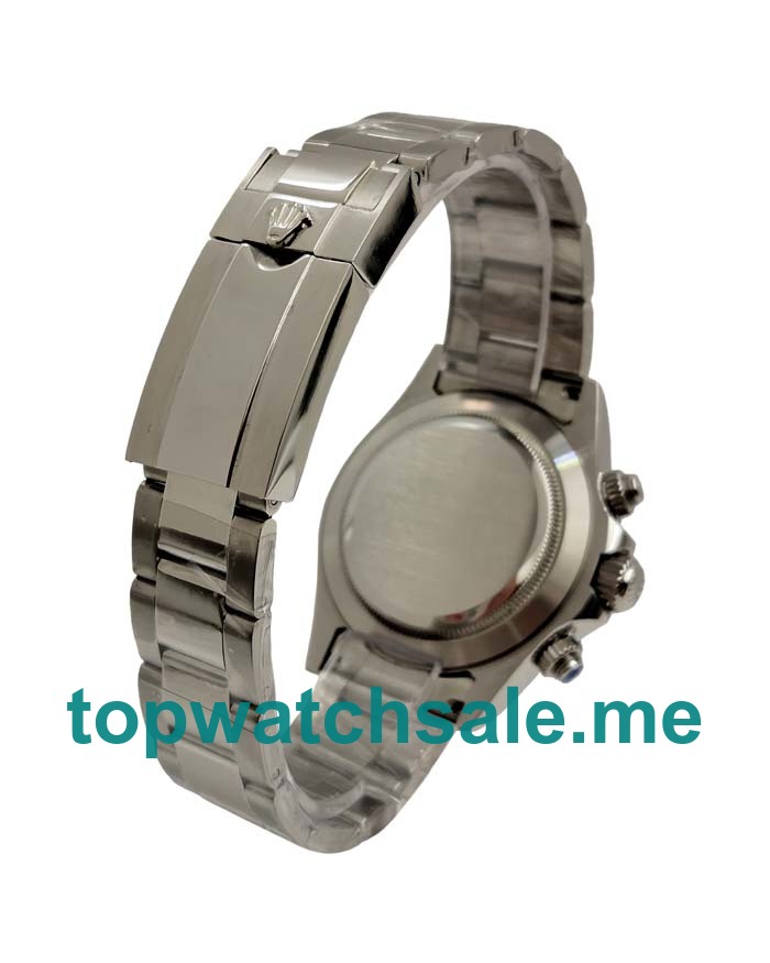 UK Best 1:1 Fake Rolex Daytona 116500 Watches With Black Dials For Men