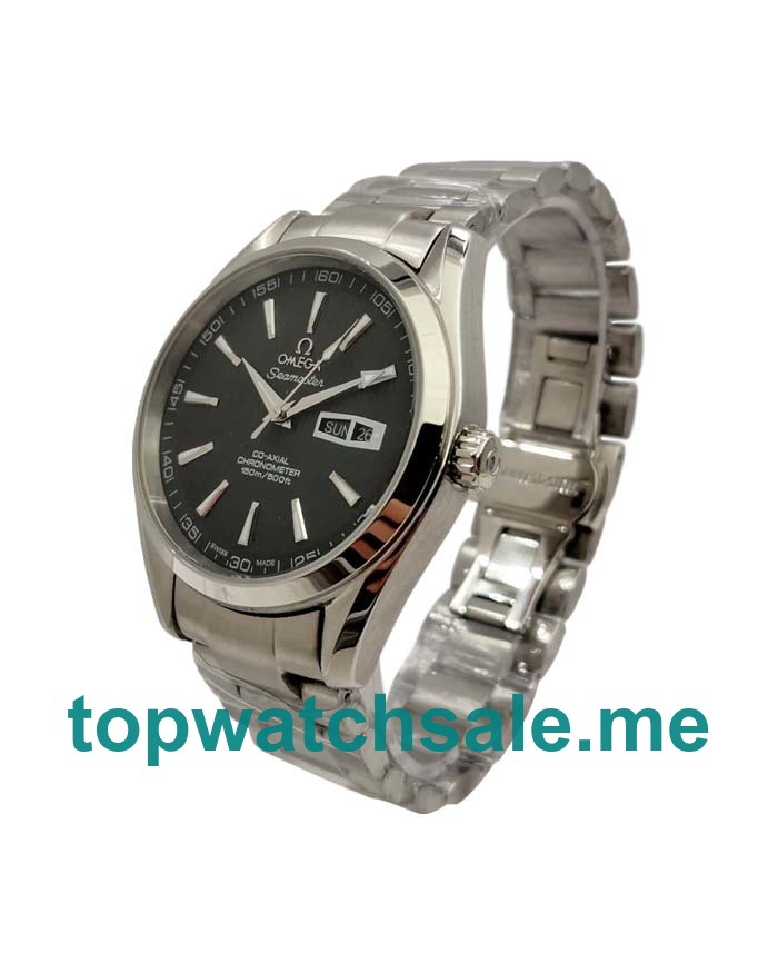 UK 41MM Black Dials Omega Seamaster Aqua Terra 150M 231.10.43.22.06.001 Replica Watches