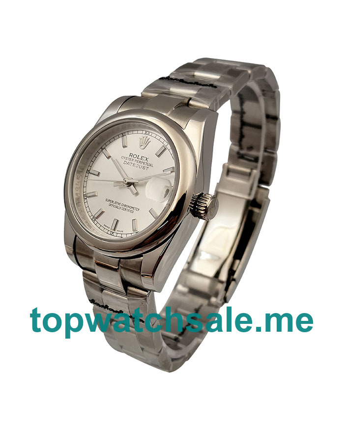 UK 31MM White Dials Rolex Datejust 178240 Replica Watches