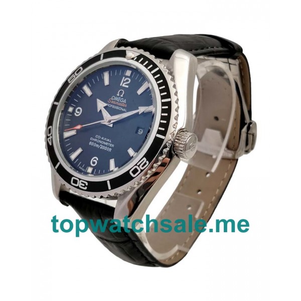 UK 44MM Black Dials Omega Seamaster Planet Ocean 215.33.44.21.01.001 Replica Watches