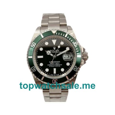 UK 40MM Green Ceramic Bezels Rolex Submariner 16610 LV Replica Watches