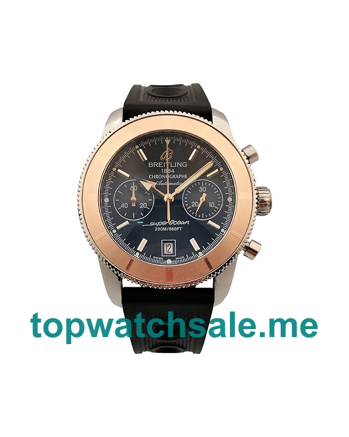 UK Best Quality Breitling Superocean Heritage U23370 Fake Watches With Black Dials Online