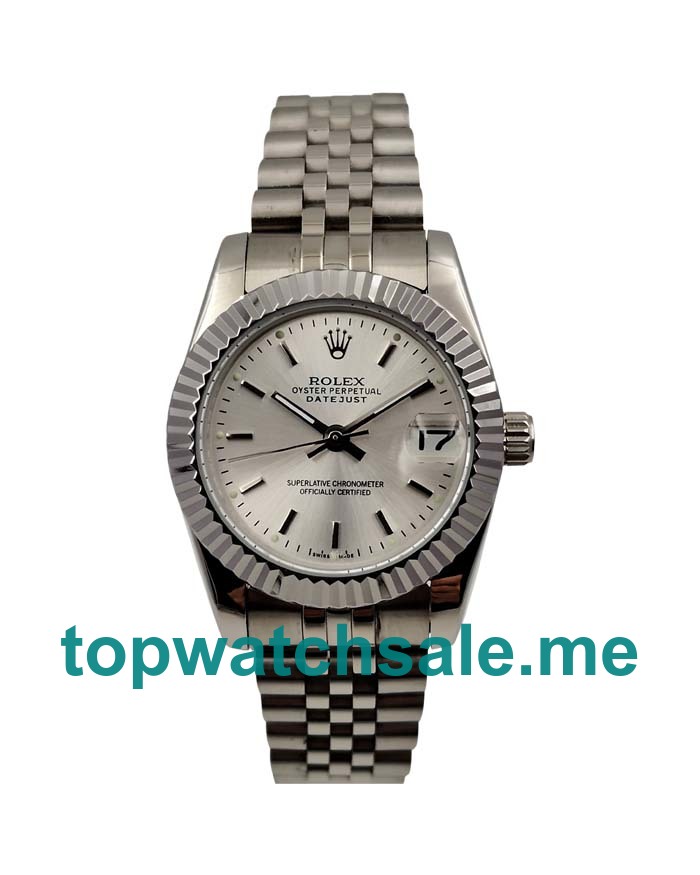 UK 31MM Silver Dials Rolex Datejust 179174 Replica Watches