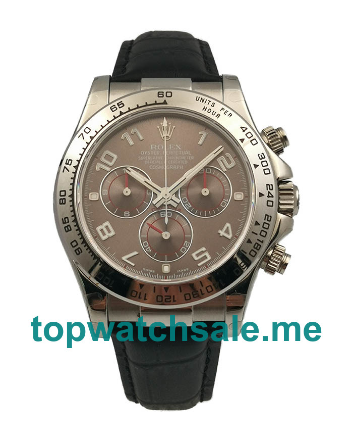 UK AAA Quality Rolex Daytona 116519 Replica Watches With Grey Dials For Men