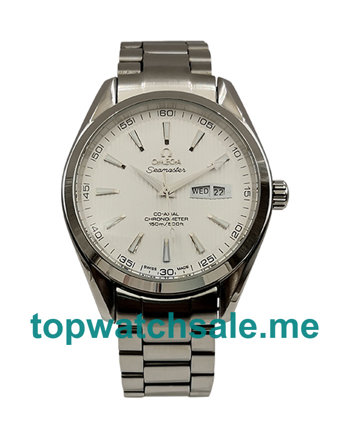 UK 43MM White Dials Omega Seamaster Aqua Terra 150 M 231.10.43.22.02.001 Replica Watches