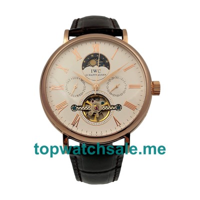 UK 44MM White Dials IWC Portofino 171740 Replica Watches