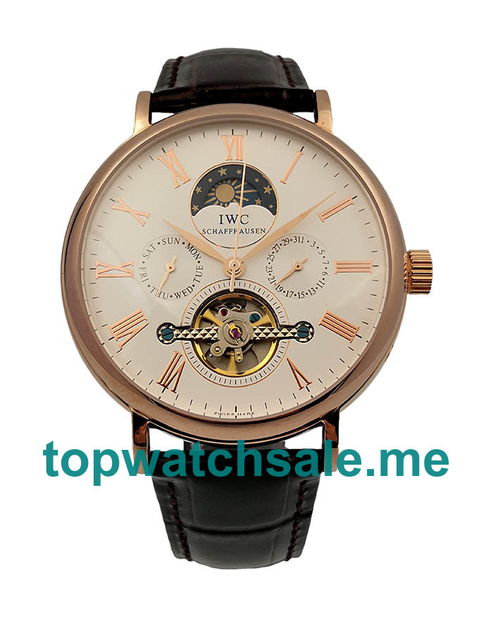 UK 44MM White Dials IWC Portofino 171740 Replica Watches