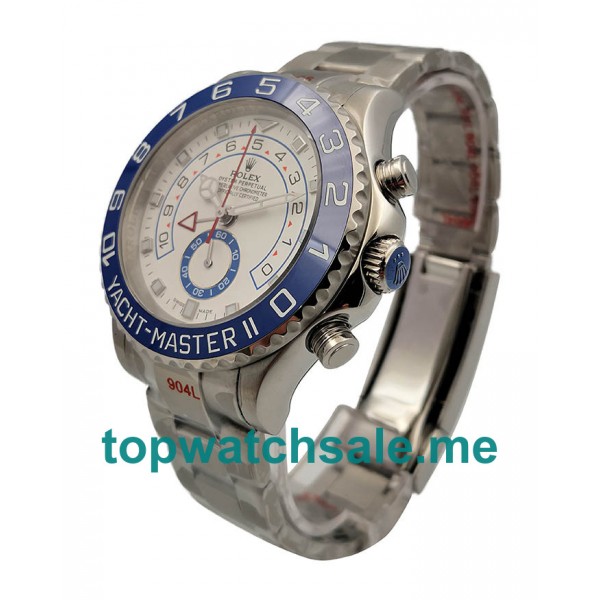UK Best Quality Rolex Yacht-Master II 116680 Replica Watches With White Dials Online
