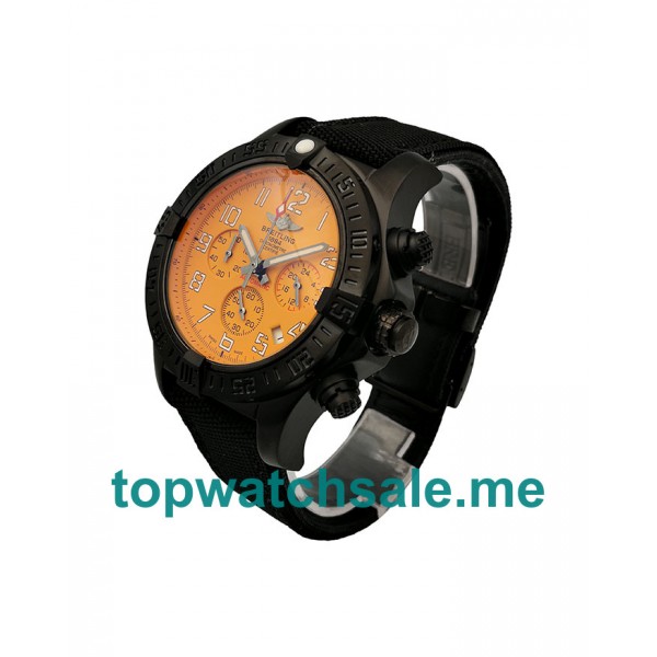 UK 47MM Yellow Dials Breitling Super Avenger XB0180E4 Replica Watches