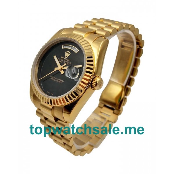 UK 36MM Black Dials Rolex Day-Date 18038 Replica Watches