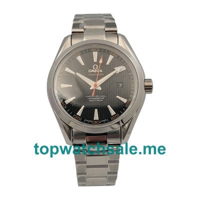 UK 40 MM Top Omega Seamaster Aqua Terra 150M 231.12.42.21.01.002 Fake Watches With Black Dials For Men