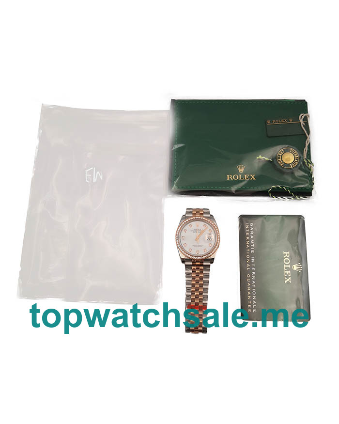 UK AAA Quality Rolex Datejust 116233 Fake Watches With Mother-Of-Pearl Dials For Sale