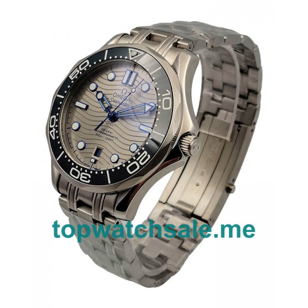 UK Top Quality Omega Seamaster 300 M 210.30.42.20.06.001 Replica Watches With Gray Dials For Sale