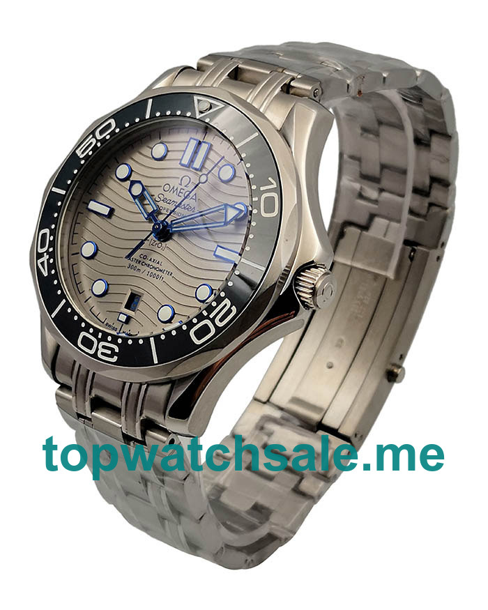 UK Top Quality Omega Seamaster 300 M 210.30.42.20.06.001 Replica Watches With Gray Dials For Sale