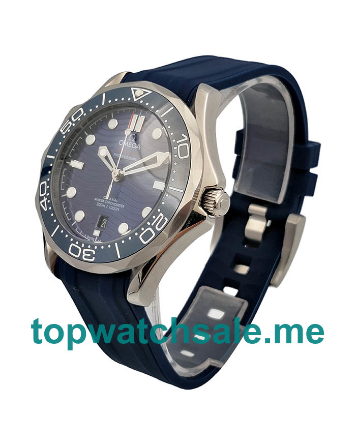 UK 42MM Blue Dials Omega Seamaster 300 M 210.32.42.20.03.001 Replica Watches