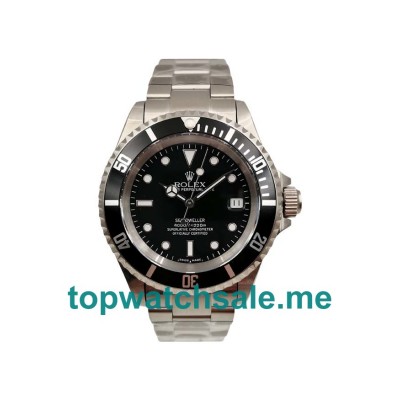 Best Quality Rolex Sea-Dweller 116600 Fake Watches With Black Dials For Men