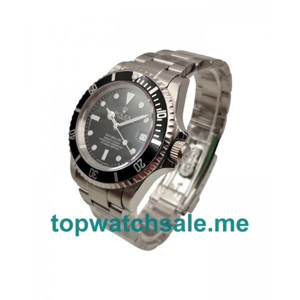 Best Quality Rolex Sea-Dweller 116600 Fake Watches With Black Dials For Men