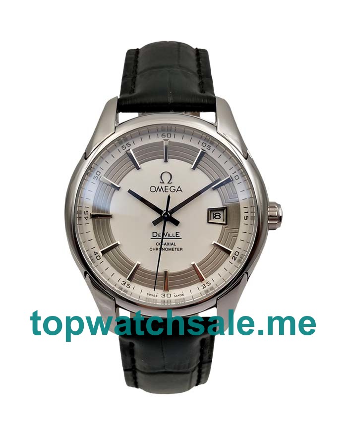 UK 41MM Silver Dials Omega De Ville 431.33.41.21.02.001 Replica Watches