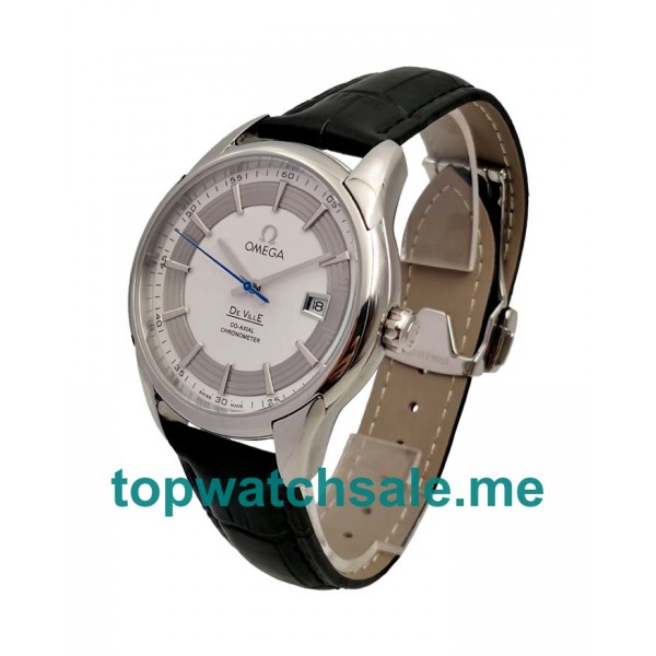 UK 41MM Silver Dials Omega De Ville 431.33.41.21.02.001 Replica Watches