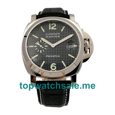 UK 43MM Black Dials Panerai Luminor Marina PAM00180 Replica Watches