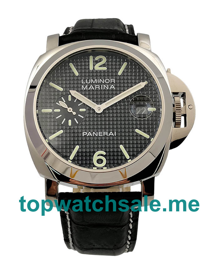 UK 43MM Black Dials Panerai Luminor Marina PAM00180 Replica Watches